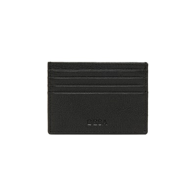 Siyah Vidal Floter Deri Kartlık