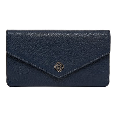 Siyah Zarf Kadın Deri Cüzdan