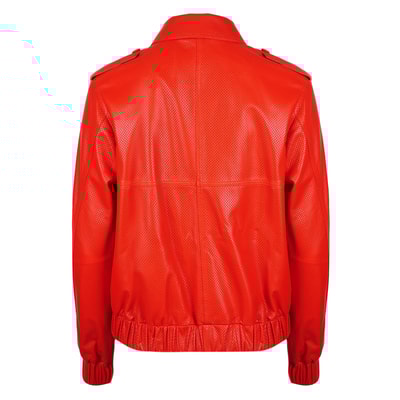 Speranza Kırmızı Kadın Deri Mont