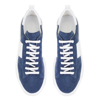 Stew Mavi Erkek Deri Spor Ayakkabı