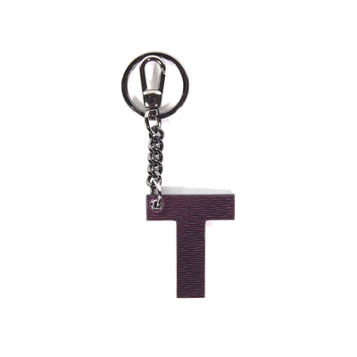 T Harfi Deri Anahtarlık