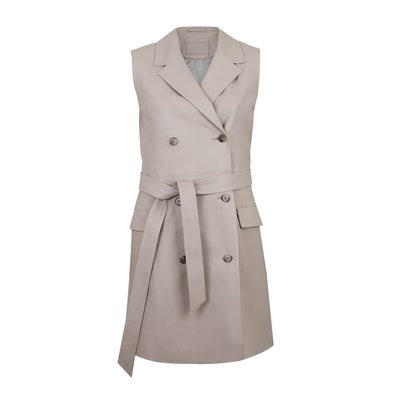 Tazia Bej Kadın Deri Elbise