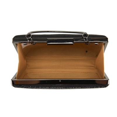 Teresa Siyah Kadın Parlak Taşlı Gece Çantası