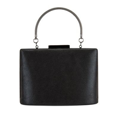 Teresa Siyah Kadın Parlak Taşlı Gece Çantası