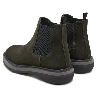 Tina Haki Erkek Yandan Lastikli Süet Deri Chelsea Bot 