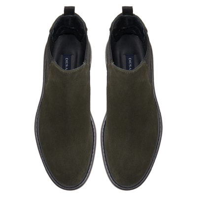 Tina Haki Erkek Yandan Lastikli Süet Deri Chelsea Bot 
