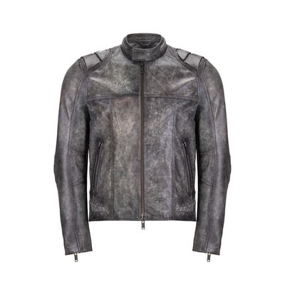 Tirona Gri Erkek Deri Mont