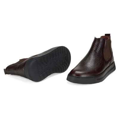 Trevin Kahve Erkek Deri Chelsea Bot