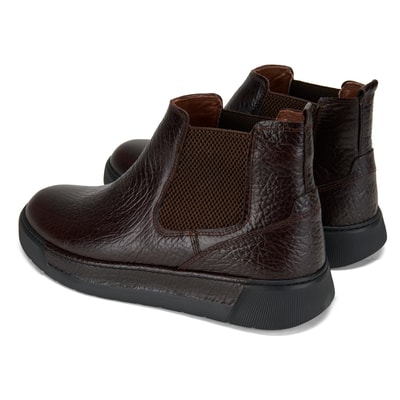 Trevin Kahve Erkek Deri Chelsea Bot