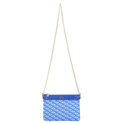Trigo Mavi Kadın Monogram Clutch Çanta