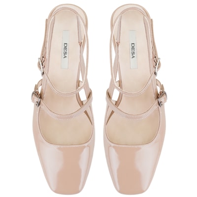 Tristan Bej Kadın Topuklu Deri Klasik Ayakkabı