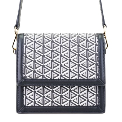 Tronc Siyah Kadın Monogram Omuz Çantası