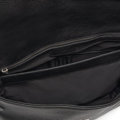 Trula Siyah Erkek Deri Evrak Çantası