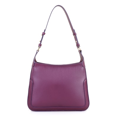 Tryka Bordo Kadın Deri Omuz Çantası