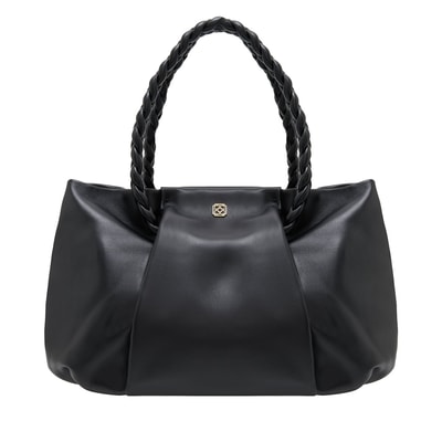 Tulip Siyah Kadın Deri Omuz Askılı Çanta