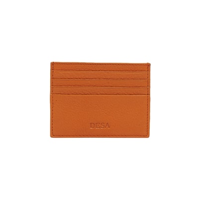 Turuncu Vidal Floter Deri Kartlık