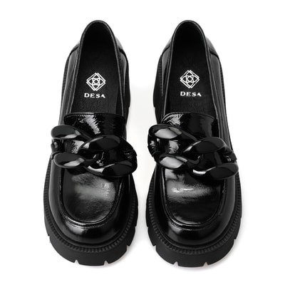 Ulrica Siyah Kadın Deri Loafer