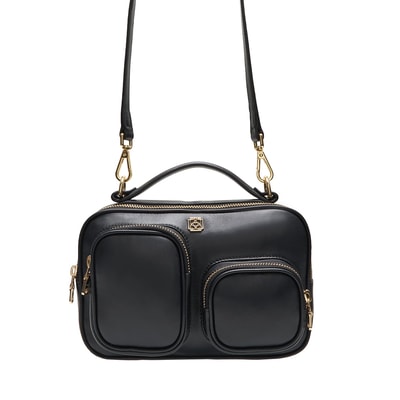 Valeria Siyah Kadın Deri El Çantası