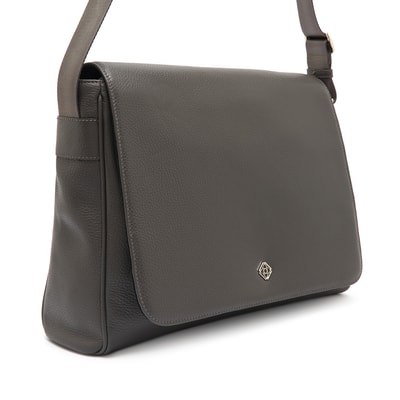 Verena Antrasit Erkek Deri Postacı Çantası