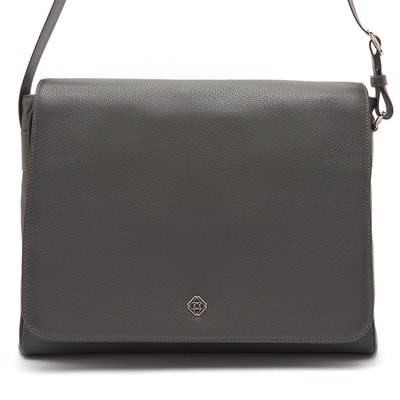 Verena Antrasit Erkek Deri Postacı Çantası