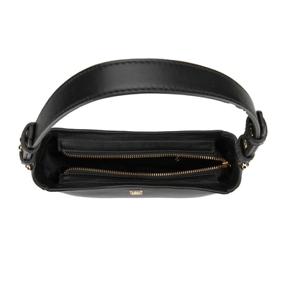 Vienna Siyah Kadın Deri Omuz Çantası