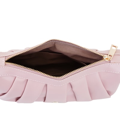 Violet Pudra Kadın Zincir Askılı Omuz Çantası