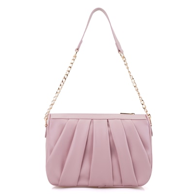 Violet Pudra Kadın Zincir Askılı Omuz Çantası