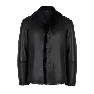 Viony Koyu Kahve Erkek Kürk Ceket