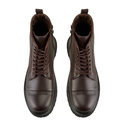 Virgina Koyu Kahve Erkek Deri Bot