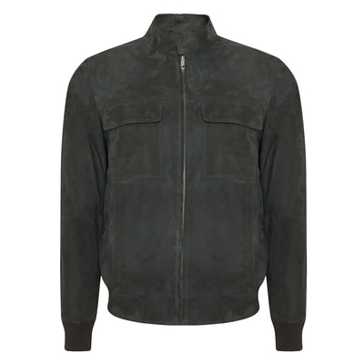 Vitale Erkek Süet Bomber Deri Ceket