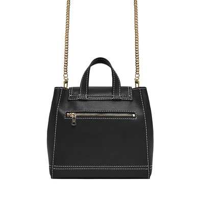 Voleta Kadın Zincir Detaylı Deri Omuz Çantası