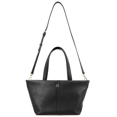 xxx Dahlie Siyah Kadın Deri Omuz Çantası