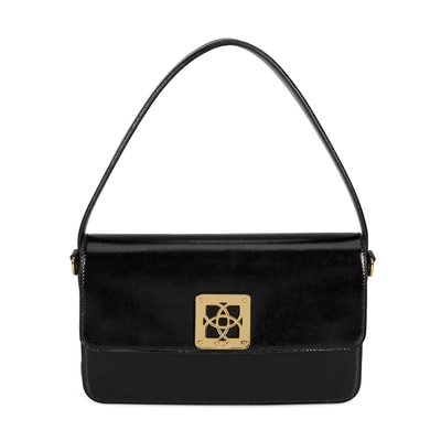 xxx Desa Logo Aksesuarlı Deri Omuz Çantası