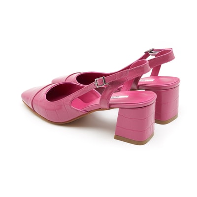 XXXCarmel Fuşya Kadın Rugan Deri Klasik Ayakkabı
