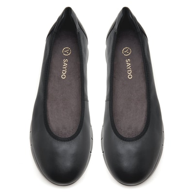 XXXCrescita Comfort Siyah Kadın Deri Günlük Ayakkabı