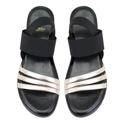 XXXGloaria Siyah Kadın Comfort Tabanlı Sandalet