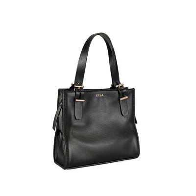 xxxKadın Siyah Deri Omuz Çantası