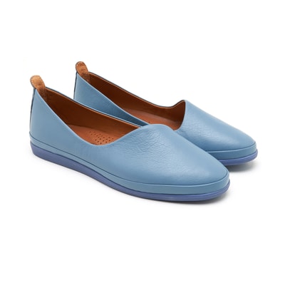 XXXRico DesaComfort Mavi Kadın Deri Babet