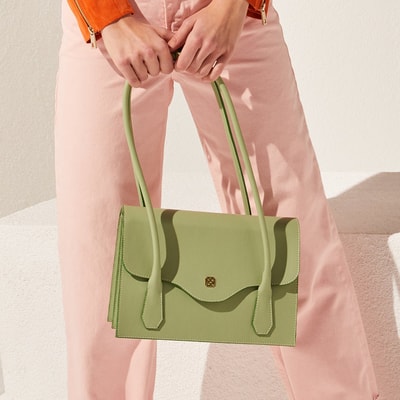 Yeşil Ames Kadın Omuz Askılı Çanta