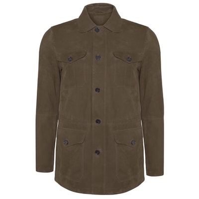 Yeşil Daniel Erkek Süet Ceket