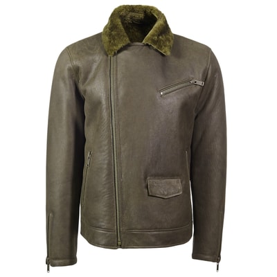 Yeşil Dante Erkek Kürk Mont