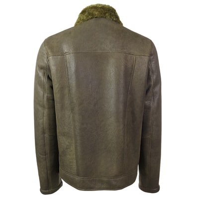 Yeşil Dante Erkek Kürk Mont