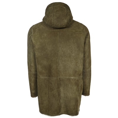 Yeşil Diocle Erkek Kürk Kaban