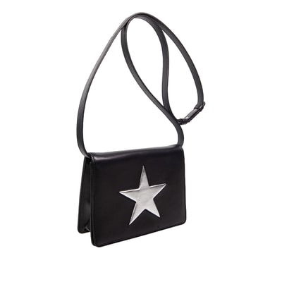 Yıldızlı Kadın Deri Omuz Askılı Çanta