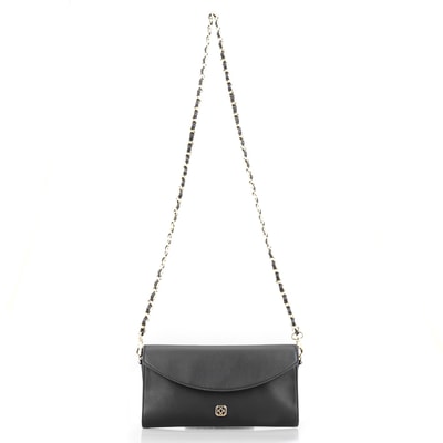 Zacy Siyah Kadın Deri Omuz Çantası