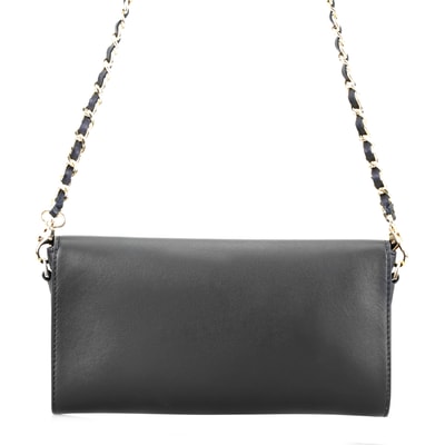 Zacy Siyah Kadın Deri Omuz Çantası