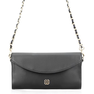 Zacy Siyah Kadın Deri Omuz Çantası