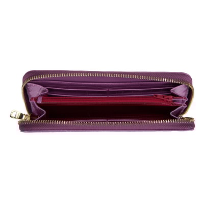 Zane Mor Kadın Kroko Baskılı Deri Cüzdan