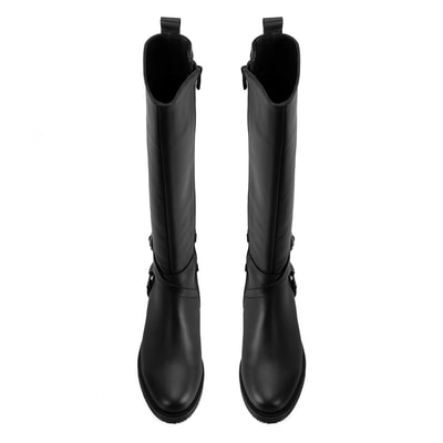 Zaria Siyah Kadın Deri Çizme