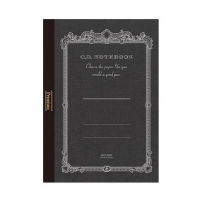 Apica Premium CD B5 defter siyah düz